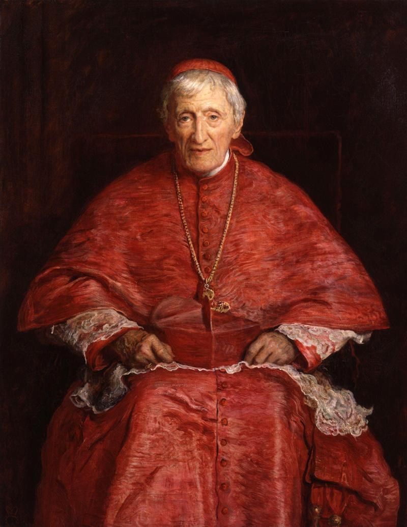 John Everett Millais portrait of John Henry Cardinal Newman